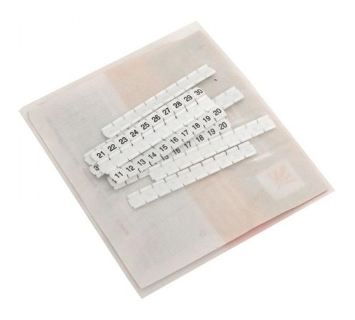 Маркеры для JXB-ST 2,5 NLPE с нумерацией 1-50 (100 шт.)  zb-st-2.5-nlpe-1-50  EKF