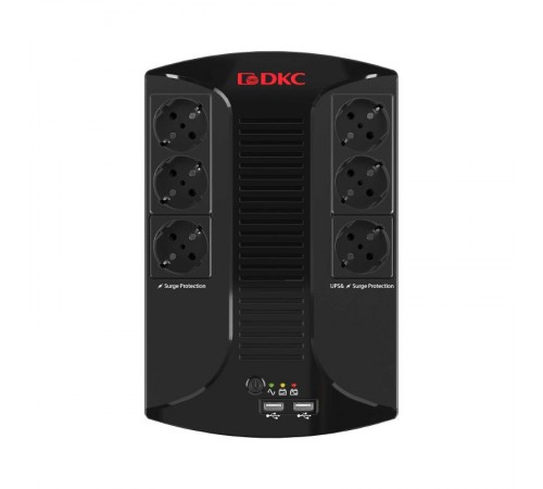 ИБП Info PDU, 800 ВА, Schuko (6), USB для зарядки (2), USB + RJ11  INFOPDU800  DKC