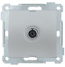 BOLERO серебряный Розетка оконечная TV РТВ11-0-Б  EAB11-K23  IEK