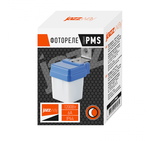 Фотореле PMS PR 600 1200Вт WH IP44  .5013032  Jazzway