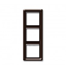 Рамка 3-постовая, серия Allwetter 44, цвет коричневый  1730-0-0279   2CKA001730A0279  ABB