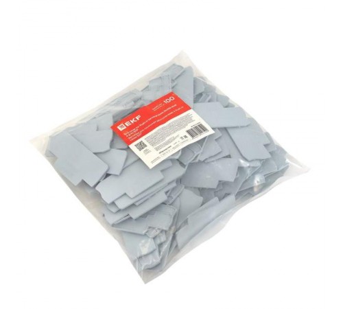 Заглушка для пружинная двухуровневая 4 Push-in серая EP-PIT-4-double  EKF