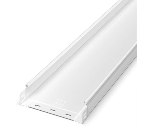 Лоток неперфорированный Стандарт 200х50х3000 (0,8 мм) RAL 9003 (12 м/уп)  PR16.10305  Промрукав