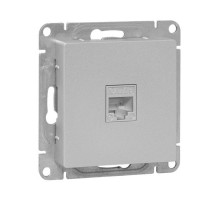 Механизм розетки RJ45 (cat5), алюминий Эпика EKF  UP1-SOA-RJ45-5  EKF