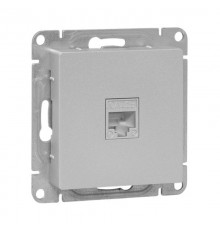 Механизм розетки RJ45 (cat5), алюминий Эпика EKF  UP1-SOA-RJ45-5  EKF