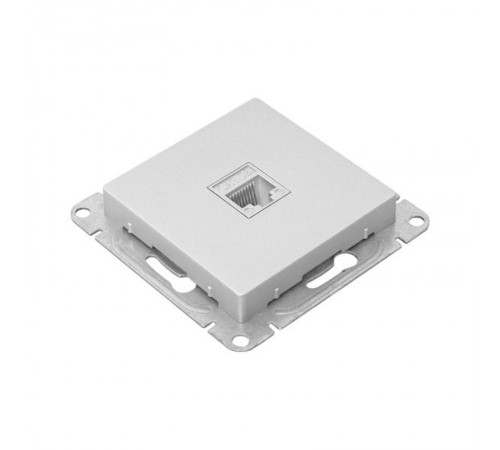 Механизм розетки RJ45 - 2шт, (cat5), алюминий Эпика EKF  UP1-SOA-2RJ45-5  EKF