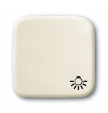 Клавиша для механизма 1-кл.выкл./перекл./кнопки с символом "СВЕТ", серия Busch-Duro 2000 SI, цвет слоновая кость  1731-0-0272   2CKA001731A0272  AB