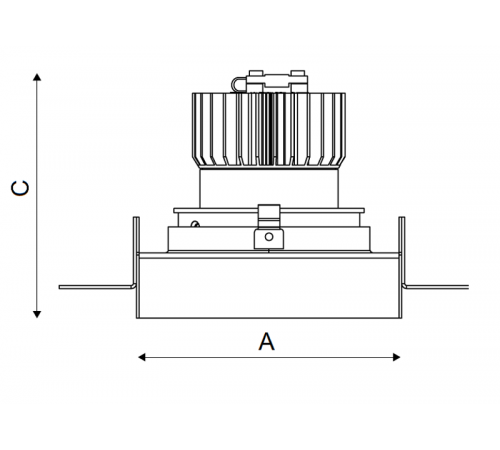 Светильник UMO 07 WH D45 4000K (with driver)  1252000040  Световые Технологии