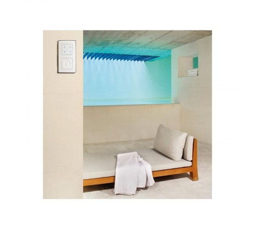 Сенсорный 1-кл выключатель без маркировки, с возможностью регулирования, белый  8000611-030  Simon