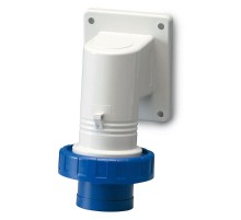 Вилка панельная с наклоном IP67 16А 2P+E 250В  DIS2471693  DKC