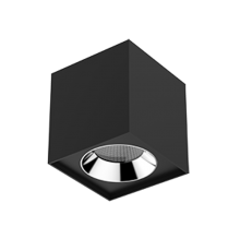 Светильник светодиодный DL-02 Cube накладной 150*160 36W 4000K 35° RAL9005 черный муар  V1-R0-T0360-20000-2003640  VARTON
