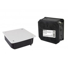 Коробка распределительная с/у 115х115х45мм, крышка, метал. лапки, IP20, инд. штрихкод,  SQ1403-0908  TDM