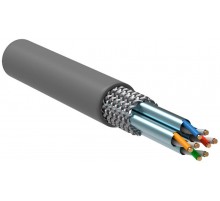 Витая пара S/FTP кат.6A 4х2х23AWG LSZH серый (305м)  LC1-C6A04-621  ITK