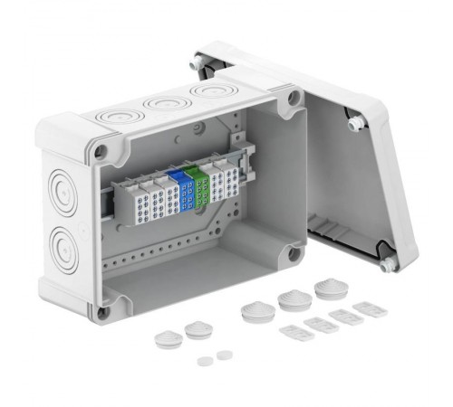 Распределительная коробка X25, 286х202х126 мм., с линейным клеммным зажимом  2005318  OBO Bettermann