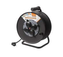 Удлинитель силовой УХз16-004 (метал. катушка, А3, 4 места IP44/20 м КГ 3500 Вт) Народный  SQ1307-0180  TDM