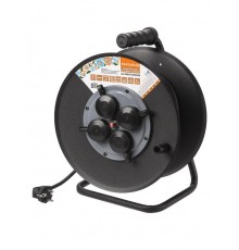 Удлинитель силовой УХз16-004 (метал. катушка, А3, 4 места IP44/20 м КГ 3500 Вт) Народный  SQ1307-0180  TDM