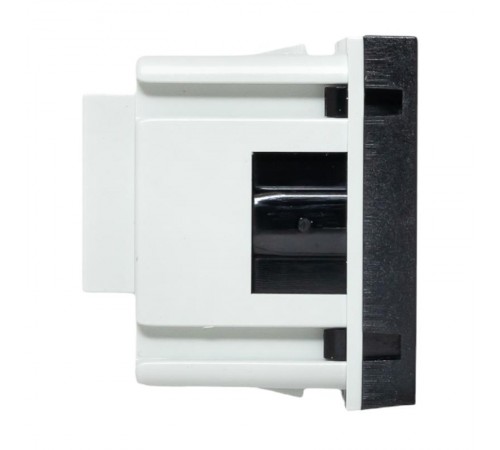 Розетка 45х45 с зазем., с защ. шторками, 90 градусов, черная, матовая E2MR16-028-30EKF