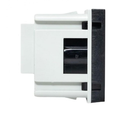 Розетка 45х45 с зазем., с защ. шторками, 90 градусов, черная, матовая E2MR16-028-30EKF