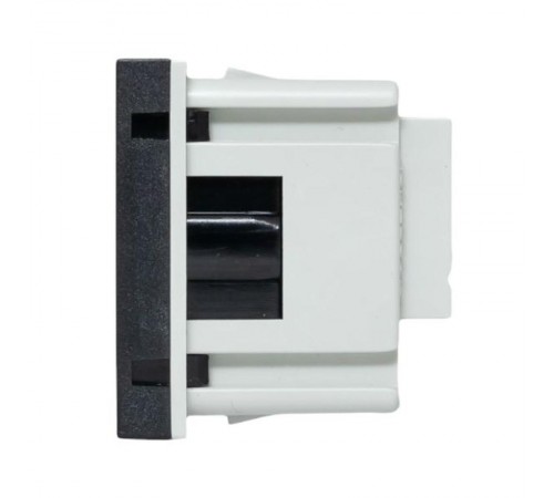 Розетка 45х45 с зазем., с защ. шторками, 90 градусов, черная, матовая E2MR16-028-30EKF