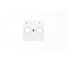 Накладка для TV-R-SAT розетки, серия SKY, цвет альпийский белый2CLA855010A1101 ABB