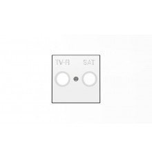 Накладка для TV-R-SAT розетки, серия SKY, цвет альпийский белый2CLA855010A1101 ABB