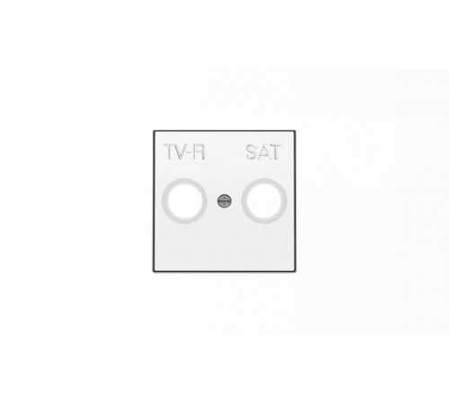 Накладка для TV-R-SAT розетки, серия SKY, цвет альпийский белый2CLA855010A1101 ABB