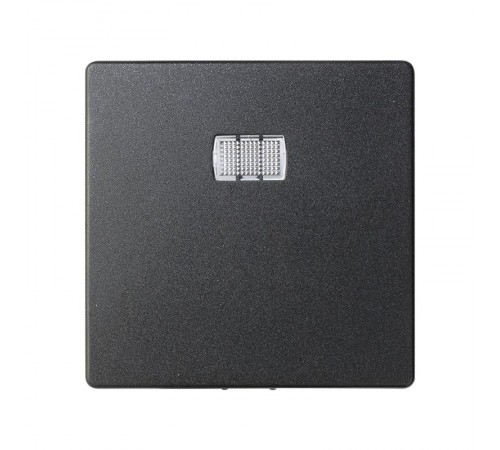 Simon 82 Клавиша для кнопочного выключателя с подсветкой под пиктограммы, S82, S82N, S82 Detail, графит  82013-38  Simon