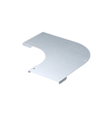 Крышка на угол горизонтальный 45 градусов 700, R300, 1,0 мм, нержавеющая сталь AISI 304  IKLCV3700C  DKC