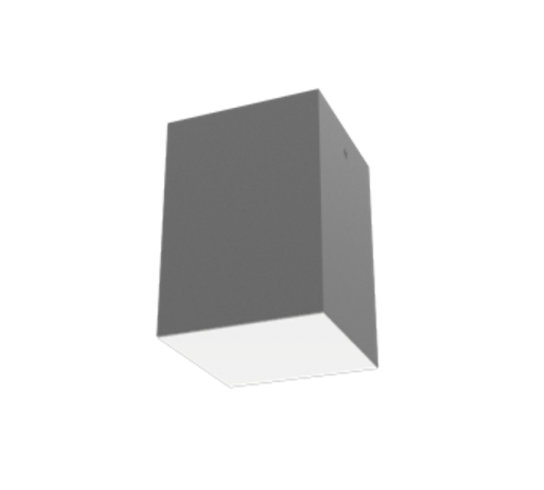 Светодиодный светильник DL-Box накладной 9 Вт 4000 К 120x120x170 мм RAL7045 серый муар с рассеивателем опал DALI  V1-R0-70818-20D01-2000940  VARTON