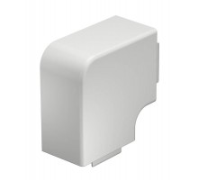 Крышка плоского угла кабельного канала WDK 60x90 мм (ПВХ,белый) (WDK HF60090RW)  6192920  OBO Bettermann