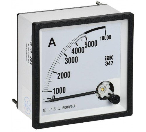 Амперметр Э47 5000/5А кл. точн. 1,5 96х96мм  IPA20-6-5000-E  IEK