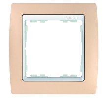 Simon 82 Рамка декоративная, 4 поста, S82, кремовый-белый  82641-31  Simon