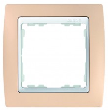 Simon 82 Рамка декоративная, 4 поста, S82, кремовый-белый  82641-31  Simon