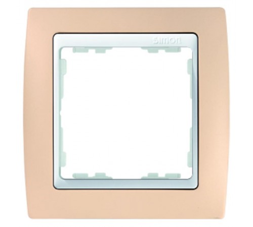 Simon 82 Рамка декоративная, 4 поста, S82, кремовый-белый  82641-31  Simon