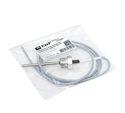 Погружной кабельный датчик температуры жидкости 80 мм  RTD10-SCR80-PT1000  EKF