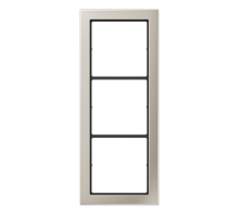 Рамка 3-кратная; благородная сталь  FDES2983  Jung