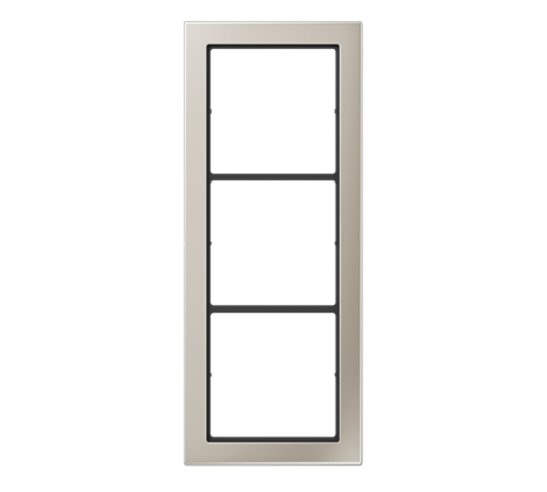 Рамка 3-кратная; благородная сталь  FDES2983  Jung