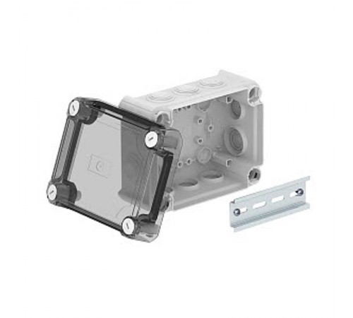 Коробка распределительная T100, 150x116x67 мм, высокая прозрачная крышка (T 100 HD TR)  2007752  OBO Bettermann