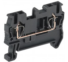 Клемма пружинная КПИ 2в-2,5 31А черная   YZN11-002-K02  IEK 