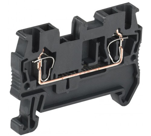 Клемма пружинная КПИ 2в-2,5 31А черная   YZN11-002-K02  IEK 