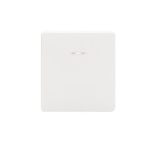 Выключатель ROUND 1 кл перекрестный (переключатель) с подсветкой 10А с/у перламутр  KR-78-0718-1  KRANZ