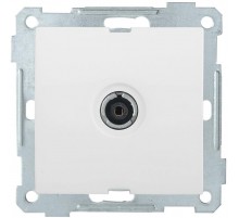 BOLERO белый Розетка оконечная TV РТВ11-0-Б  EAB11-K01  IEK