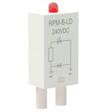 Модуль защиты для реле диод+светодиод 240В DC  RPM-B-LD-DC240V  ONI