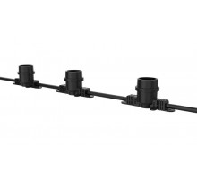 Уличная гирлянда белт-лайт PBL-S80/ L48+1.5 Black E27 (универс.крепл,без ламп) IP65  .5040601A  Jazzway