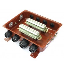 Коробка распределительная монтажная КМ 65-40 У2 пластиковый ввод IP54  zeta30359  ГОФРОМАТИК