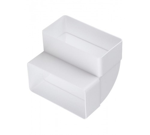 Соединительное колено вертикальное 90 гр. для прямоугольных воздуховодов, 60х120,  SQ1807-1755  TDM