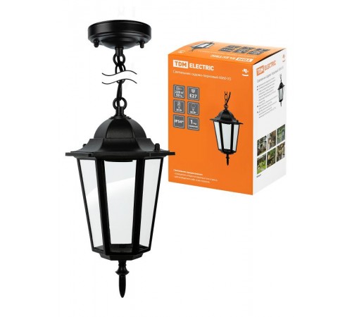 Светильник садово-парковый ЛСУ 6060-05 60Вт ЛН/КЛЛ/LED E27 IP54 шестигранник  SQ0330-0005  TDM