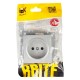 BRITE Розетка без заземления без шторок10А РС10-1-0-БрА алюминий  BR-R10-10-K47  IEK
