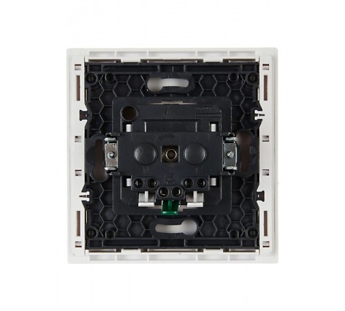 FORTE&PIANO Розетка с заземлением безвинтовое крепление 16А FP214 белый  FP-R11-16-1-K01  IEK