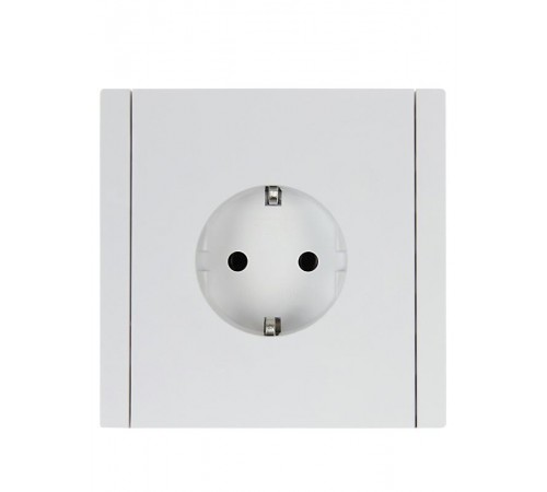 FORTE&PIANO Розетка с заземлением в/к 16А FP216 белый  FP-R11-16-K01  IEK
